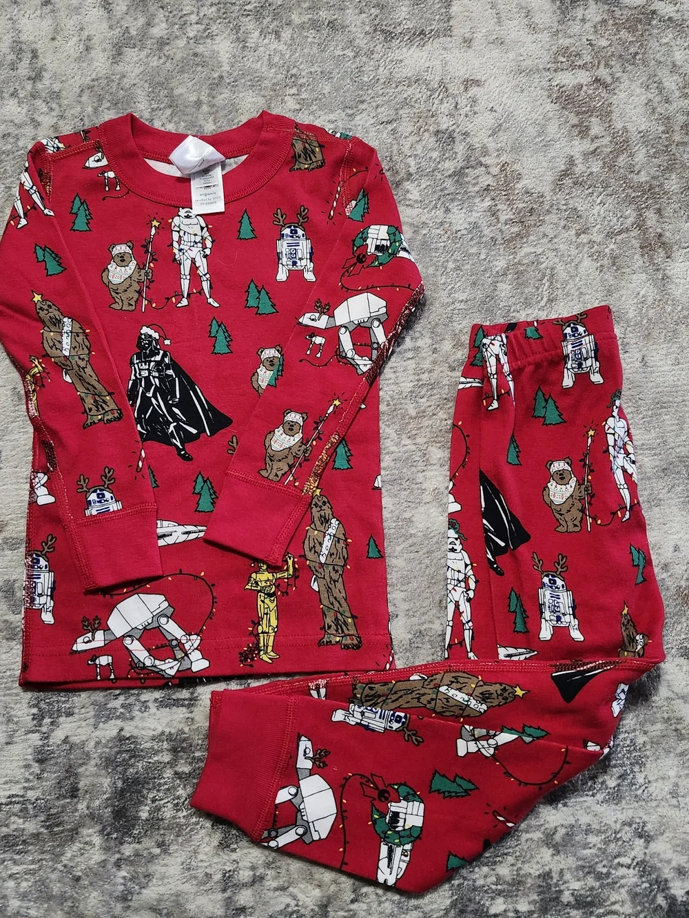 Kids Red Star Wars Holiday Pajama Set - Hannah Andersson